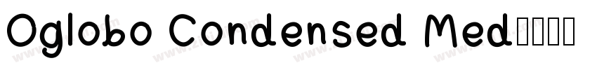 Oglobo Condensed Med字体转换